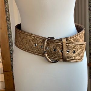 Tracy Porter Metallic Leather Belt